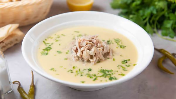 Lemon Soup with Chicken