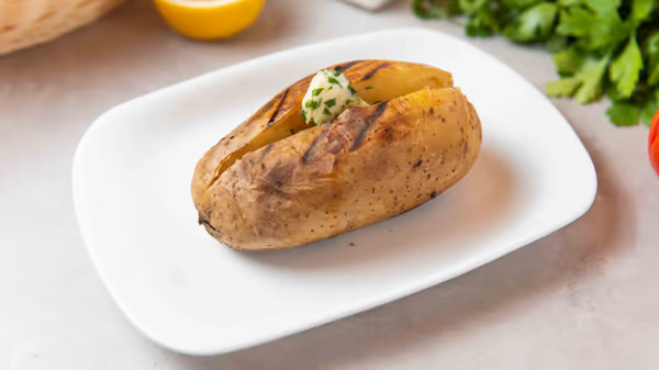 Jacket Potatoes with Butter & Herbs